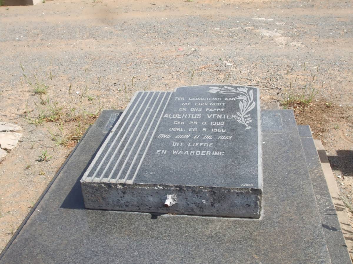 VENTER Albertus 1908-1966