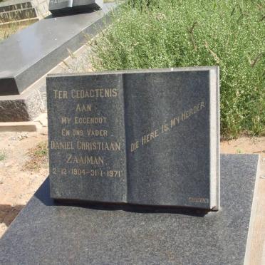 ZAAIMAN Daniel Christiaan 1904-1971