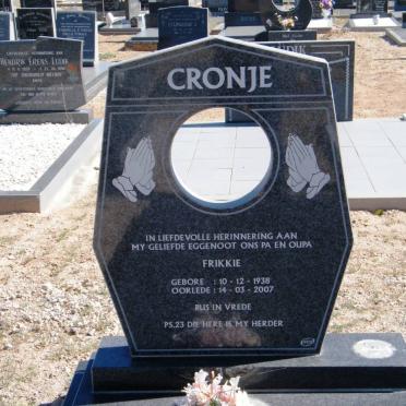 CRONJE Frikkie 1938-2007