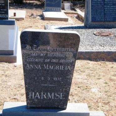 HARMSE Anna Magrieta -1972