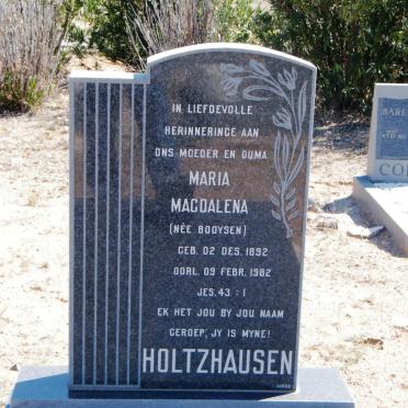 HOLTZHAUSEN Maria Magdalena nee BOOYSEN 1892-1982