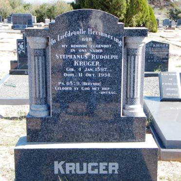 KRUGER Stephanus Rudolph 1897-1954