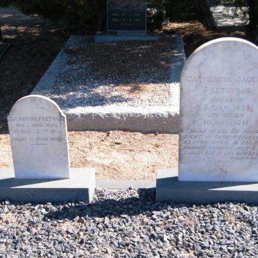 PRETORIUS Catherina Jacoba 1873-1911 :: PRETORIUS Jan Antoni 1910-1910  