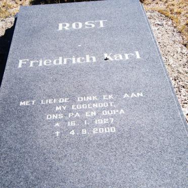 ROST Friedrich Karl 1927-2000