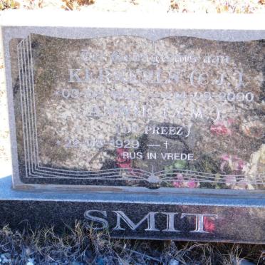 SMIT C.J. 1923-2000 &amp; A.M. DU PREEZ 1929-