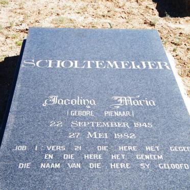 SCHOLTEMEIJER Jacolina Maria nee PIENAAR 1945-1982