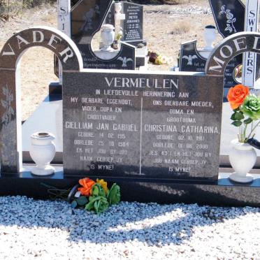 VERMEULEN Gielliam Jan Gabriël 1915-1984 &amp; Christina Catharina 1917-2000