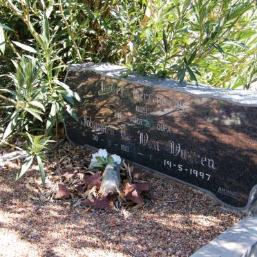 VUUREN Johannes C., van 1913-1997