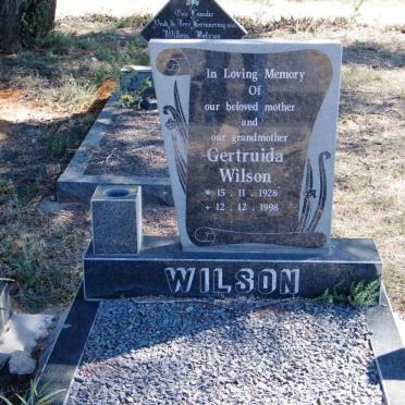WILSON Gertruida 1928-1998