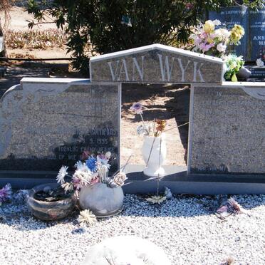 WYK ? ? Cornelius ?, van -1995 &amp; Aletta Elizabeth 1921-1995