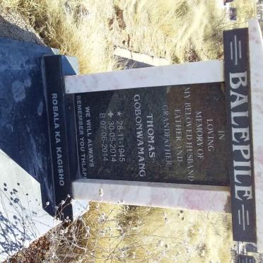 BALEPILE Thomas Gobonwamang 1945-2014