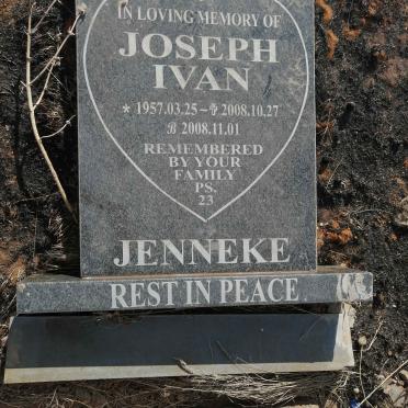 JENNEKE Joseph Ivan 1957-2008
