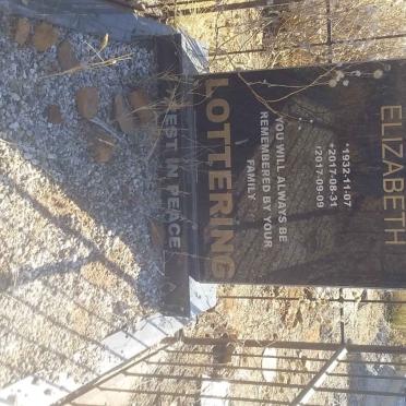 LOTTERING Elizabeth 1932-2017