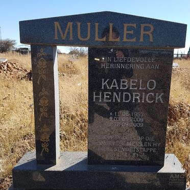 MULLER Kabelo Hendrik 1957-2009