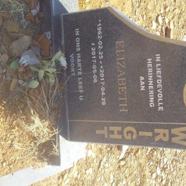 WRIGHT Elizabeth 1962-2017