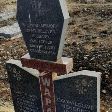 WAPAD Gaopalelwe Hendrick 1948-2008