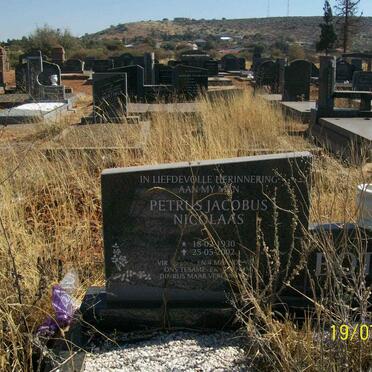 BOTHA Petrus Jacobus Nicolaas 1930-2002 &amp; Bettie Elizabeth Margaretha 1933-2005 