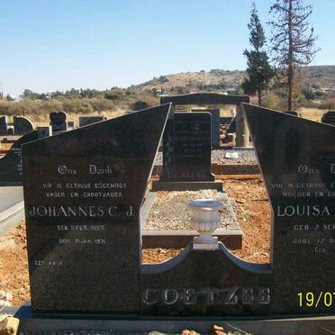 COETZEE Johannes C.J. 1897-1971 &amp; Louisa Maria 1903-1974
