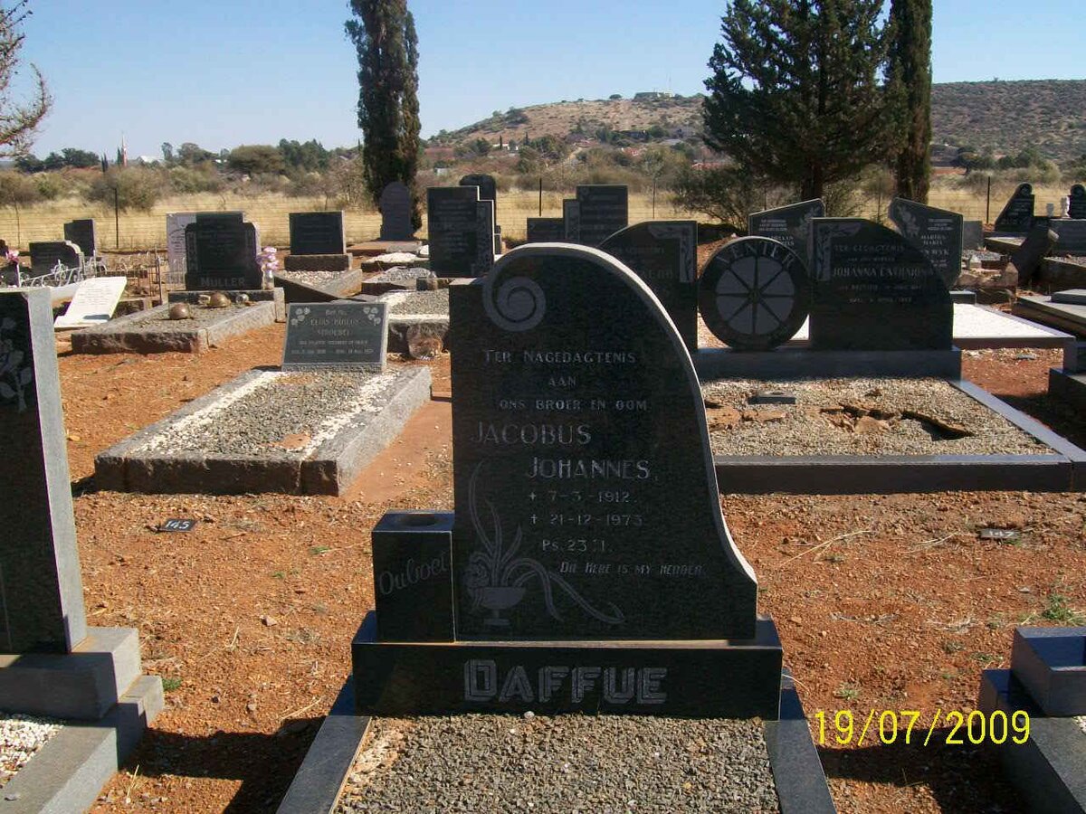 DAFFUE Jacobus Johannes 1912-1973
