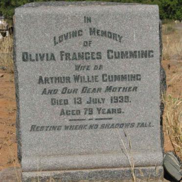 CUMMING Olivia Frances -1938
