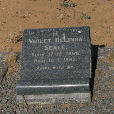 SEALE Violet Belinda 1868-1962