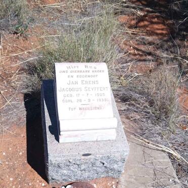 SEYFFERT Jan Erens Jacobus 1905-1935