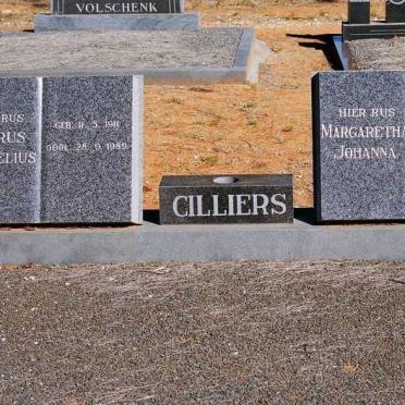 CILLIERS Petrus Cornelius 1911-1989 &amp; Margeretha Johanna VAN DER WALT 1912-1988