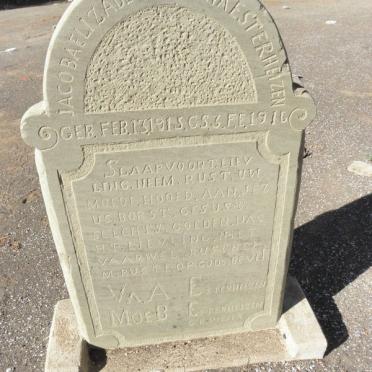 ESTERHEIZEN Jacoba Elizabeth Susanna 1915-1916