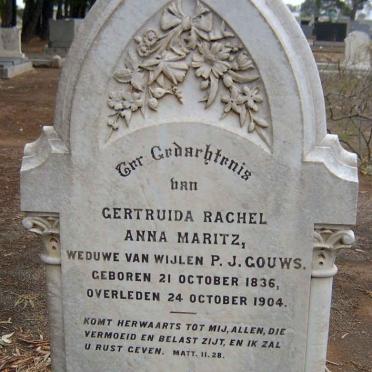 GOUWS Gertruida Rachel Anna nee MARITZ 1836-1904