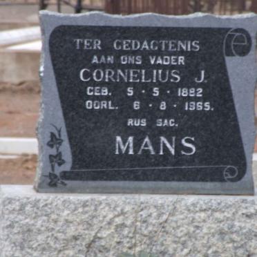 MANS Cornelius J. 1882-1965
