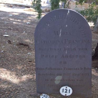 ROES Maria Catharina Francina, le -1873