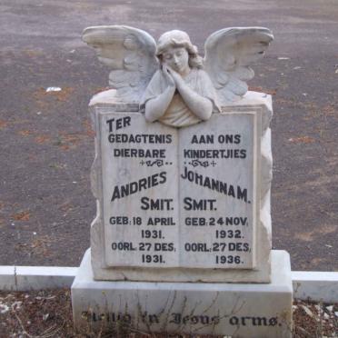 SMIT Andries 1931-1931 :: SMIT Johanna M. 1932-1936