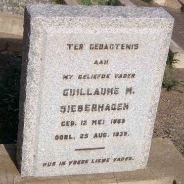 SIEBERHAGEN Guillaume M. 1865-1939