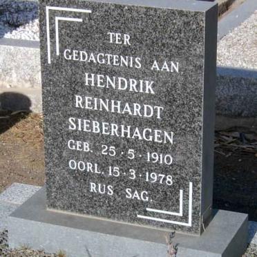 SIEBERHAGEN Hendrik Reinhardt 1910-1978