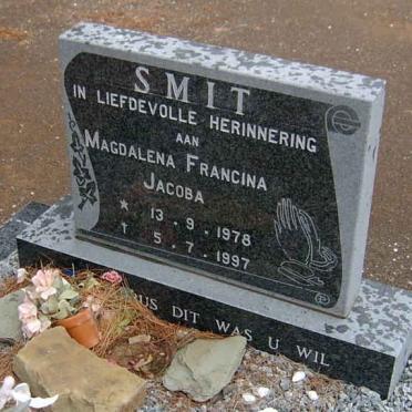 SMIT Magdalena Francina Jacoba 1978-1997