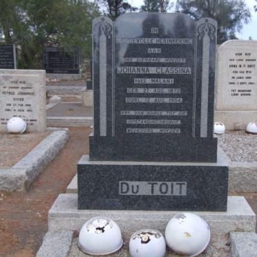 TOIT Johanna Classina, du nee MALAN 1872-1954