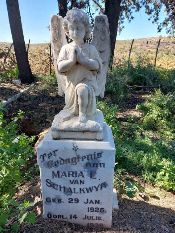 SCHALKWYK Maria E., van 1926-1938