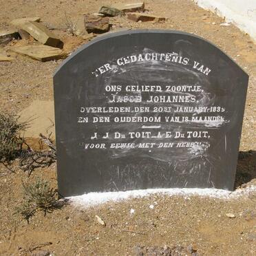 TOIT Jacob Johannes, du -1889