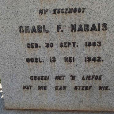 MARAIS Charl F. 1883-1942