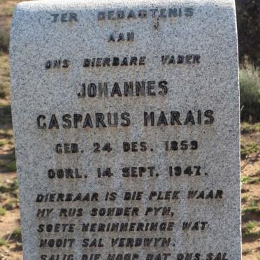 MARAIS Johannes Casparus 1859-1947