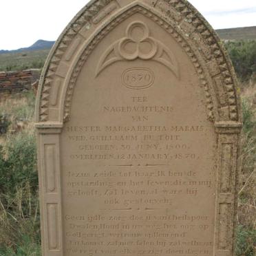 MARAIS Hester Margaretha 1800-1870