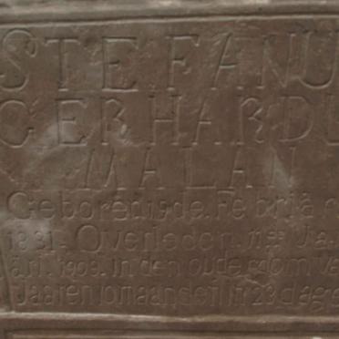MALAN Stefanus Gerhardus 1831-1909