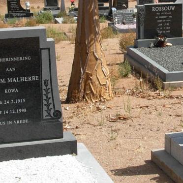 MALHERBE J.A.M.M. 1915-1998 :: MALHERBE W.R. 1908-1976