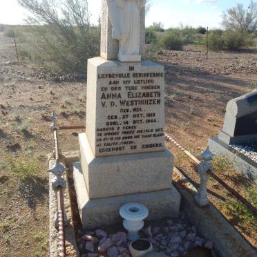 WESTHUIZEN Anna Elizabeth, v.d. nee NEL 1910-1944