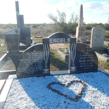 ENGELS Hendrik Johannes Louis 1917-2010 &amp; Ellie Maria 1925-1982