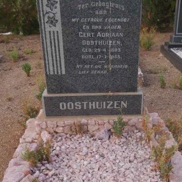 OOSTHUIZEN Gert Adriaan 1883-1955 &amp; Petronella Susanna KOTZÉ 1901-1993