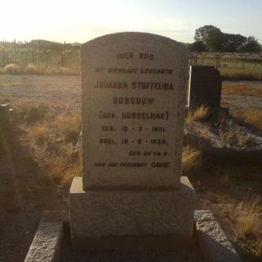 ROSSOUW Johanna Stoffelina nee HUSSELMAN 1901-195?