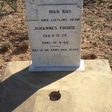 FOURIE Johannes 1928-1944