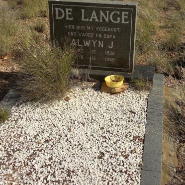 LANGE Alwyn J., de 1926-1989