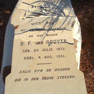 ROOYEN D.F., van 1872-1951